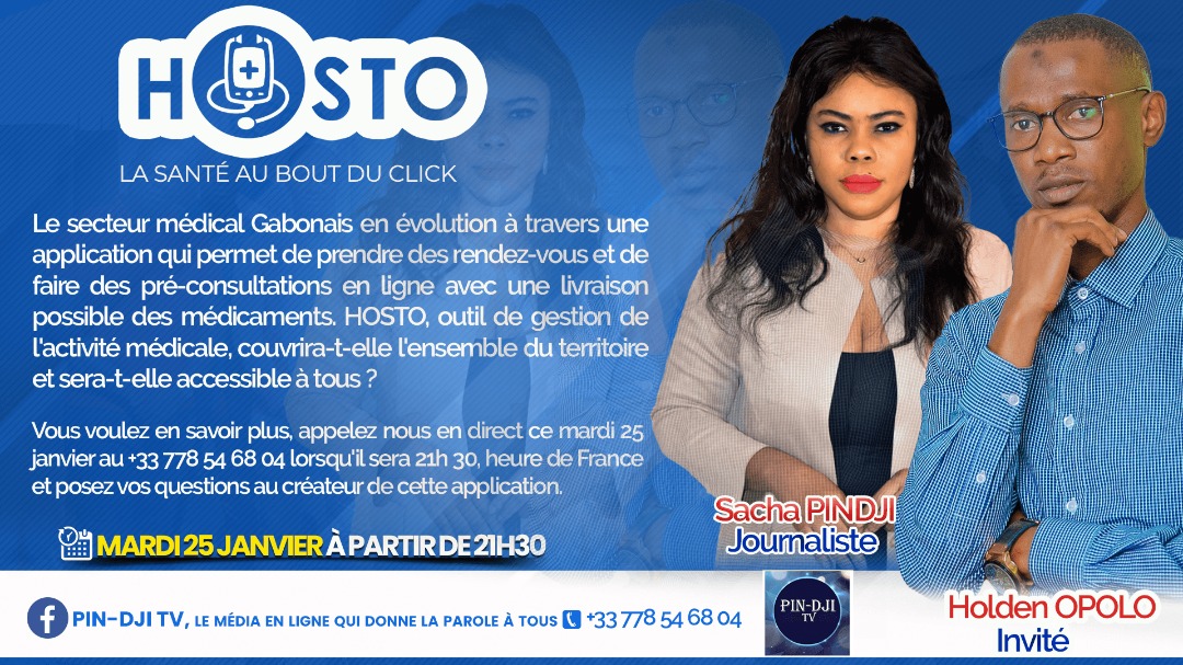 Rendez-vous sur Pin-Dji TV pour la présentation de HOSTO